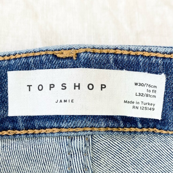 Topshop Jamie Hight Waist Ankle Jean - Picture 3 of 12